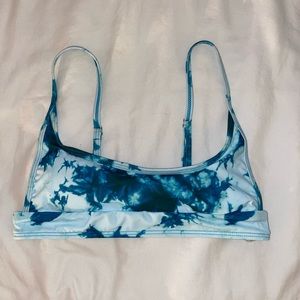 tie dye bikini top